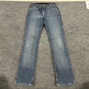 Wrangler Jeans Womens Size 5/6x36 Blue Q-Baby Bootcut Ultimate Riding Stretch